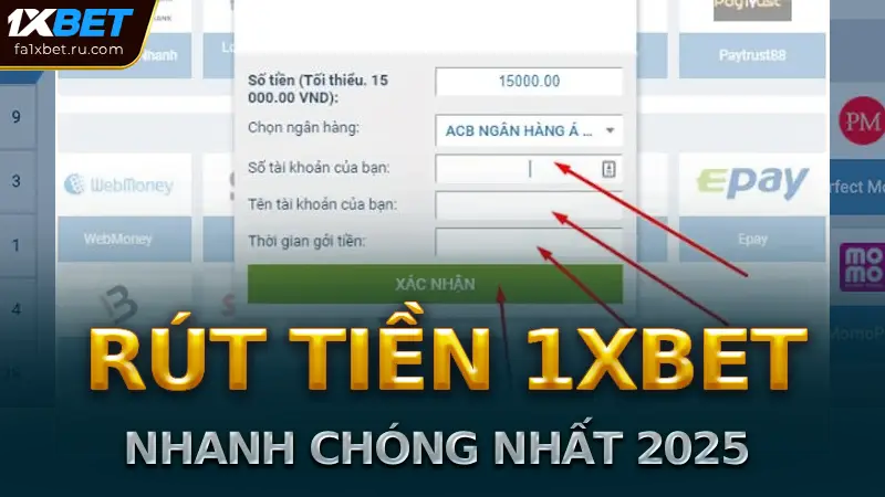 rút tiền 1xBet | Hướng dẫn chi tiết các phương pháp